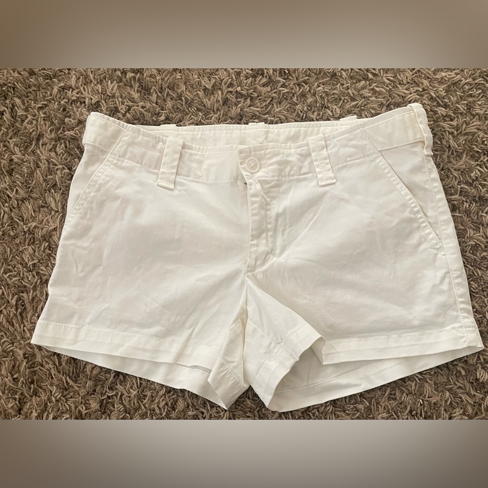 London Jean White Cargo Shorts 6